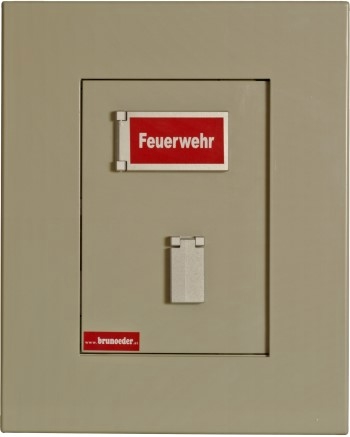 Feuerwehrschlüsselsafe geschlossen